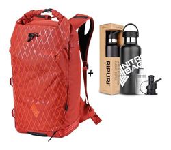Nitro Snowboards, splitback-set met Ripuri 600 ml fles en filter, splitboard rugzak, tourrugzak, 30 l, Supernova