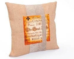 Inter Link - Cojín de algodón Beige - Cojín - Cojín para sofá - Cojín Decorativo - Kelda