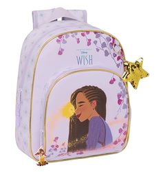 Safta WISH - Sac à dos pour enfants de différents âges, confortable et polyvalent, qualité et résistance, 28 x 10 x 34 cm, couleur lilas, lilas, Estándar, Décontracté