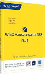 WISO Hausverwalter 365 Plus - Modernes Mieter-Management für bis zu 25 Wohnungen (aktuelle Version 2024): Alles für die Verwaltung und Abrechnung (WISO Immobilien Software)