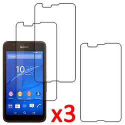 ebestStar - Pack x3 Protector Pantalla Compatible con Sony Xperia E4G, E4G Dual Películas Flexibles Anti Huellas Anti arañazos, Instalacion Sin-Burbujas [Aparato: 133 x 71 x 10.8mm, 4.7'']