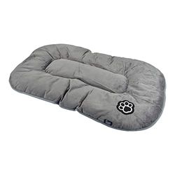 LOVE STORY Cuscino a fiocco reversibile in poliestere, 107 x 62 cm, colore: grigio/nero