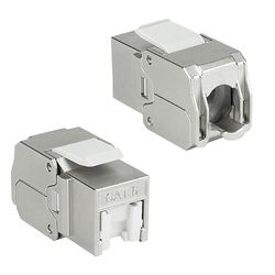 ACT Keystone RJ45 module CAT6 afgeschermd metaal RJ45-bus netwerk voor 19" patchpaneel hoge dichtheid - TD6025