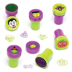 Baker Ross AC436 Halloween stempel, zelfkleurend, 10 stuks, gesorteerd