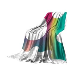 ALLMILL Digital Printing Blanket Modern Cover Template Throw Blanket 90" x70