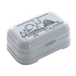 Caja de jabón portátil para Viaje, jabonera de plástico con Tapa, Caja de jabón para Lavabo y baño, Conveniente para Llevar al Aire Libre