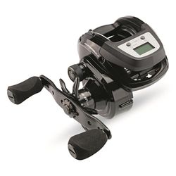 Abu Garcia Max Toro DLC, vismolen, Low Profile Baitcast Reels, Allround Vissen, Unisex, Zwart, 50LP | Linkerhand