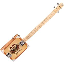 KANTEN ELEKTRISCHE CIGAR BOX GITAAR - Dood IS LEVEN - 4 STRING