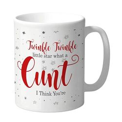 Cheeky Chops Little Miss Cunty Mug Twinkle Twinkle Little Star What A C*nt I Think You're LMC16