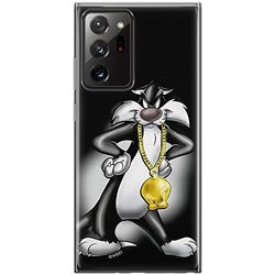 ERT GROUP mobiltelefonfodral för Samsung GALAXY NOTE 20 ULTRA originalt och officiellt licensierat Looney Tunes mönster Sylvester 002, fodral tillverkad av TPU-plast