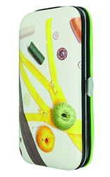 Kleiber 93021 Nähetui – reißverschlüße Kit de Couture pour Le Voyage, Plastique/Métal, Vert, 12 x 7 x 1, 5 cm