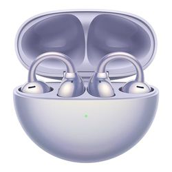 HUAWEI FreeClip, C-bridge Design voor draagcomfort, Innovatieve Open-ear luisterervaring, Al Crystal Clear Call, Superlange batterijduur, Verbinding met twee apparaten, Paars