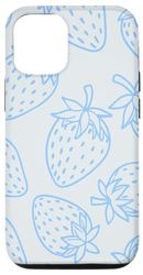 Carcasa para iPhone 13 Fresas azules vintage