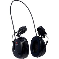 3M Peltor MT13H220P3E ProTac III Slim Protección auditiva de auricular, versión de casco, color negro