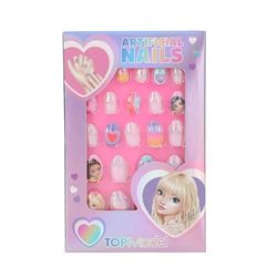 Depesche 13145 TOPModel Beauty and Me Aurora, autocollants, dans de beaux designs, 24 ongles artificiels de plusieurs tailles, Talla única