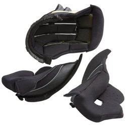 O'NEAL | Pièces détachées pour casque de motocross | Moto Enduro | Doublure de remplacement pour casque M-SRS | Doublure et coussinets de joues pour casque M-SRS | Noir | Taille L