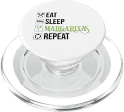 Eat Sleep Margaritas Repeat PopSockets PopGrip for MagSafe