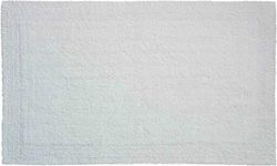 Grund Badmat, Ultrazacht, absorberend en aan beide zijden bruikbaar, Organisch katoen, 5 jaar garantie, LUXOR, Badmat 50x80 cm, Wit