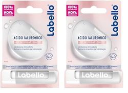 Labello Acido Ialuronico Lip Hydratation Plus Rosé 5.2g, Burrocacao labbra ultra-leggero, Lip balm con acido ialuronico per labbra rimpolpate, Balsamo labbra per un'idratazione di 24 ore