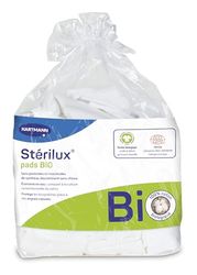 MoliCare Sterilux Organiska dynor - Rektanglar i ekologisk bomull - Mjuk - Icke-fluffig - 7,5 x 9,5 cm - 160 enheter