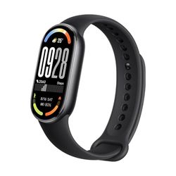 Xiaomi Smartband 10, AMOLED-display van 4,3 cm (1,72 inch), snel opladen, 150+ sportmodi, gezondheids- en slaapmonitor, HyperOS 2.0, waterdicht, 5 ATM, kompas, zwart