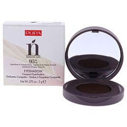 Pupa Milano Natural Side - Ombretto compatto 008, marrone cioccolato, per donne, 2,0 g