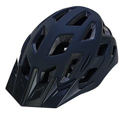 Prophete Casco da Bicicletta con LED Integrato, con Chiusura Fidlock, Misura 58-61 cm, Colore Nero, Unisex Adulto, 58-61CM