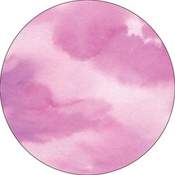 Bonateks, Ronde digitaal bedrukte muismat, antislip onderkant, voor kantoor en thuis, diameter: 22 cm