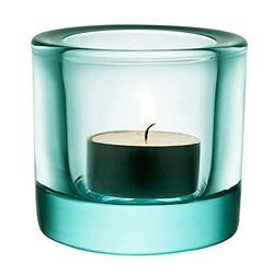 Iittala Porta-velas H,6 cm, verde água