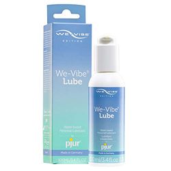 We-Vibe Lube by pjur - Water-Based Personal Lubricant for use with We-Vibe Sex Toys - Suitable for Women & Men - 1 Pack (1 x 100 ml)