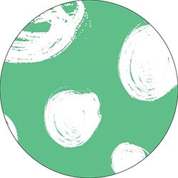 Bonateks, Runt digitalt tryckt musmatta, halkfri undersida, för kontor och hem, diameter: 22 cm