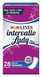 Lines Intervallo Lady Maxi, Proteggislip Distesi, 28 Pezzi