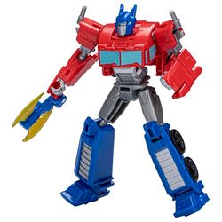 Transformers Toys EarthSpark Warrior Class Optimus Prime, 12.5-cm Action Figure, Robot Toys for Children Aged 6 and Up