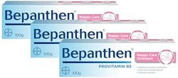 Bepanthen Nappy Care Ointment | Nappy Cream with Provitamin B5 | Suitable for Newborns Skin, 100 g (Packing May Vary). (Pack of 3)
