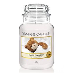 Yankee Candle vela em frasco grande, manta quente