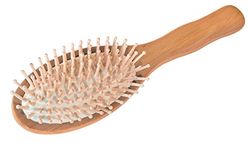 CROLL & DENECKE – Spazzola per capelli, forma ovale, con legno Noppen