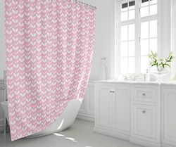 Bonamaison Digitally Printed Shower Curtain, 1 Piece 150x200 Cm - Designed And Manufactured in Turkey