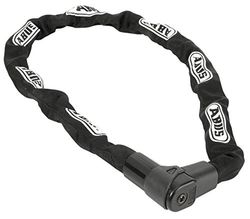 ABUS CityChain 1010 Lucchetto a Catena - Lucchetto per Bicicletta in Acciaio Temperato - Catena Esagonale Spessa 9 mm - Livello di Sicurezza ABUS 12 - Colore Nero