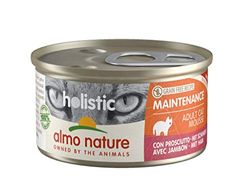 Almo Nature Made in Italy per Gatto - Holistic Maintenance Mousse con Prosciutto, 85 g