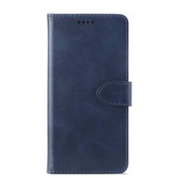 Carcasa de telefono Calf Texture Horizontal Flip Funda de Cuero for Samsung Galaxy A6, con Soporte y Ranuras for Tarjetas y Billetera (Amarillo) (Color : Azul)