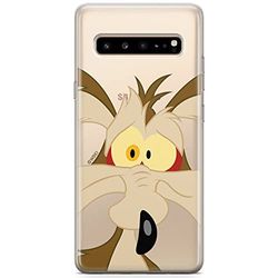 ERT GROUP Custodia per Samsung S10 5G originale e ufficiale Looney Tunes modello Looney Tunes 001 perfettamente adattata alla forma del telefono cellulare, parzialmente trasparente