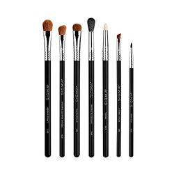 Sigma Beauty Basic Eye Brush Set Di 7 - Kit Di Pennelli Per Ombretti, Ombretti, Sopracciglia, Trucco Per Occhi E Applicatore Per Pieghe Tagliate, Pennelli Per Trucco Professionale Con Fibre Sintetiche