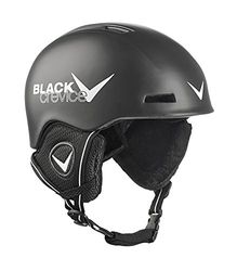 BLACK CREVICE Casco da sci per bambini Stubai I Casco da sci dal design sportivo in diversi colori I Casco da sci antiurto unisex I Casco da sci traspirante I Misura regolabile (52-54, Nero)