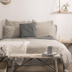 Oxford Funda nórdica 260x240 cm (Cama 180/200) Beige