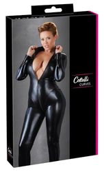 Cottelli Collection Plus Jumpsuit with Long Sleeves, 2X-Large