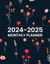 2024-2025 Monthly Planner: 2 year calendar schedule management