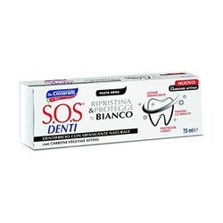 S.O.S Dr. Ciccarelli S.O.S - Dentifricio Whitening con carbone attivo - Confezione da 12 x 75 ml