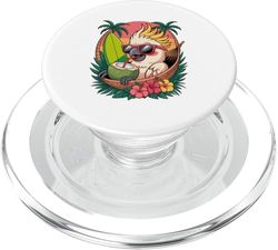 Vacaciones Cacatúa Ninfa Verano Cacatúas Ninfa Weiro PopSockets PopGrip para MagSafe