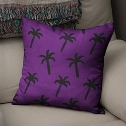 BonaMaison Fundas para Cojínes, Morado y Negro Funda de Almohada Silla Oficina Cama Decorativa Moderna Decoración del Hogar Habitación, 43x43 Cm - Diseñado y Fabricado en Turquía