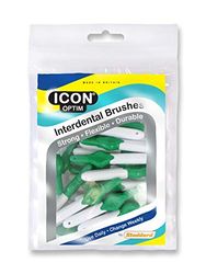 Stoddard Icon Lot de 25 brossettes interdentaires standard Vert